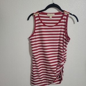 Michael Michael Kors top with roushing detail on one side size small